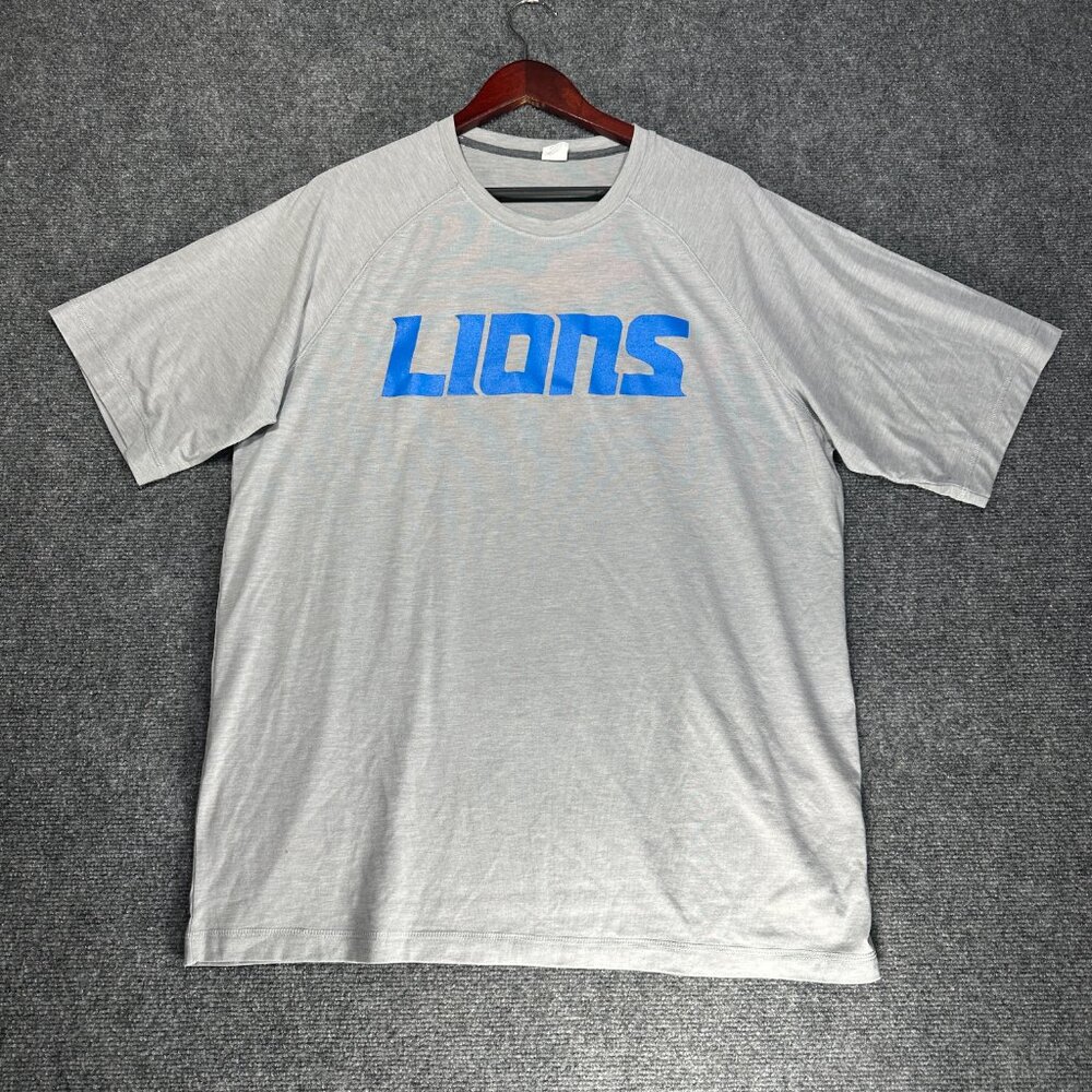 SPORT-TEK Detroit Lions T Shirt Mens XL Excellent Condition